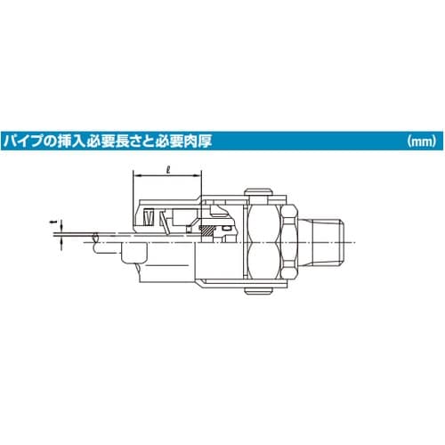 PCVパイプカプラ 銅パイプ接続用 パイ