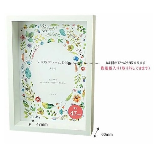 V BOXフレーム D60 A4 ベージ