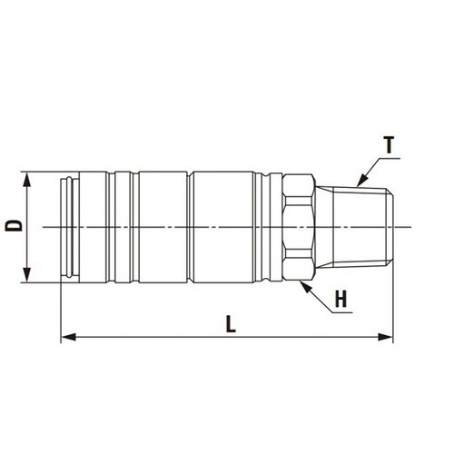 コンパクトゼロスピルカプラ(ソケット)ス