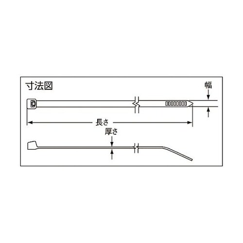 PLT4HTL100 耐候性結束バンド