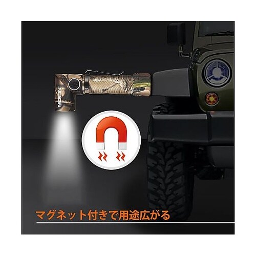 B74camo首振りポケットLEDライト