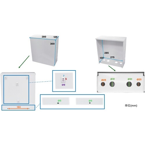 配線ボックス・電気ボックス・ジャンクショ