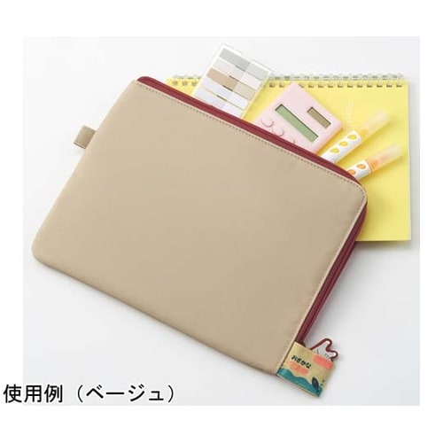 にゃんシーン フラットポーチ ピスタチオ