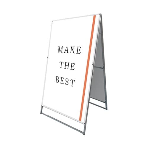 ポスター用スタンド看板 B0両面ホワイト