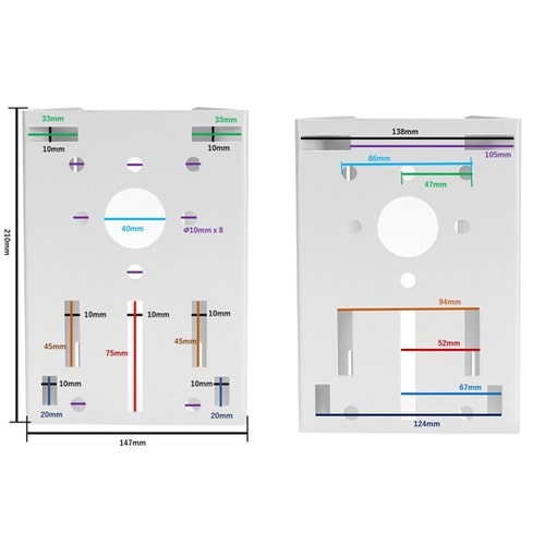 監視・ドームカメラポールマウントブラケッ