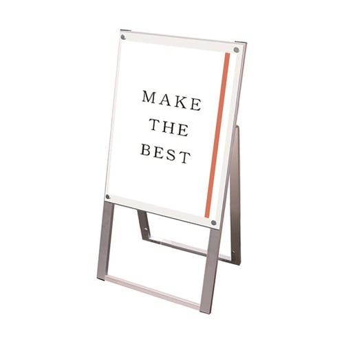 ポスター用スタンド看板 A2片面ホワイト