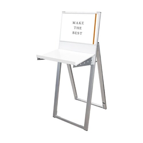 ラックスタンド看板 A3横ホワイト ウエ