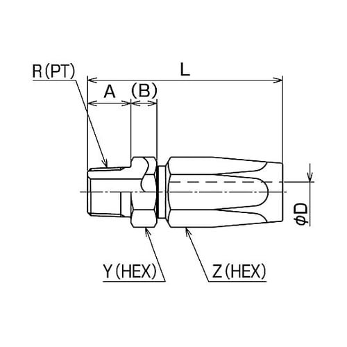 ラインメイト樹脂ホース用継手 リューザブ