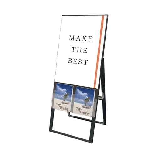 ブラックカタログケーススタンド看板 Uタ