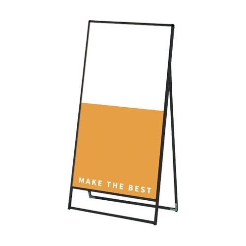 ブラックバリウススタンド看板 アルミ複合