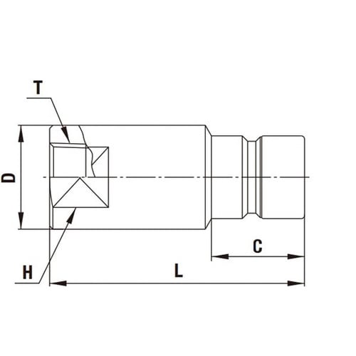 F35カプラ(プラグ)特殊鋼(ニッケルめ