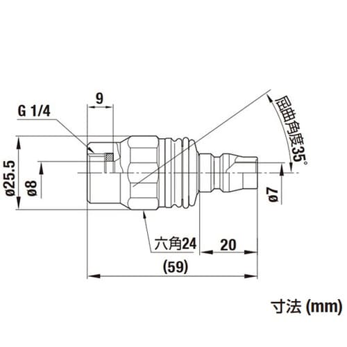 ツイストプラグ(プラグ)鋼鉄(クロムめっ