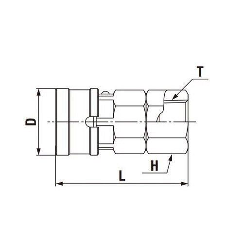 ハイカプラBLストッパー付き(ソケット)