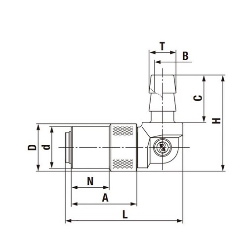金型カプラ(ソケット)真ちゅう FKM
