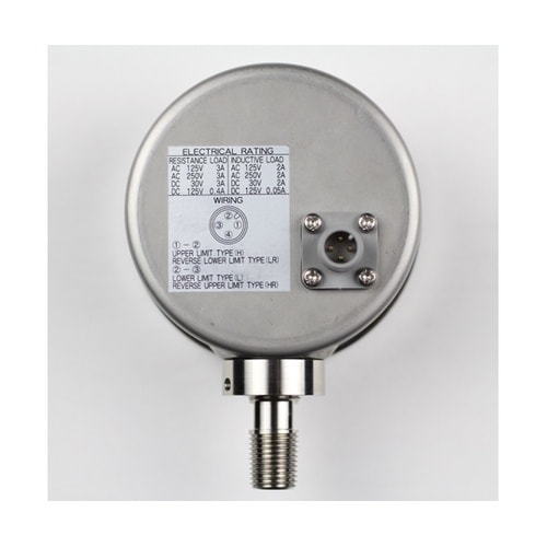 マイクロスイッチ接点付圧力計(Φ75)