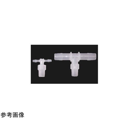 PP 1/8−27NPTオスネジ付きT型