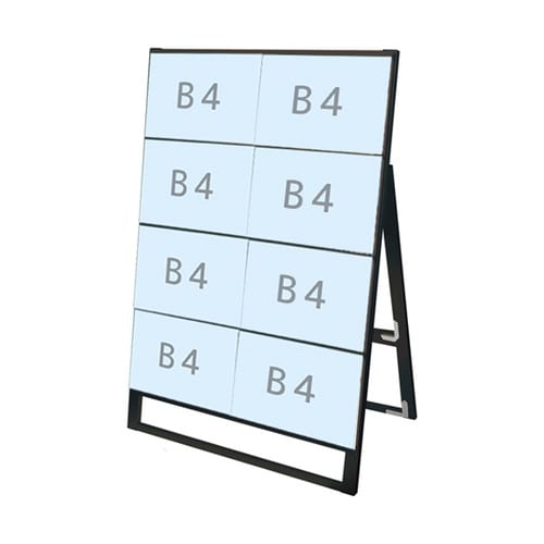 ブラックカードケーススタンド看板 B4横