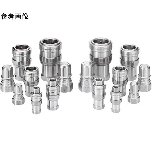 ゼロスピルカプラ(プラグ)ステンレス鋼