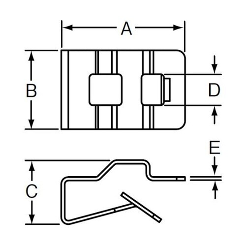 MCMS30PC クリップ型固定具