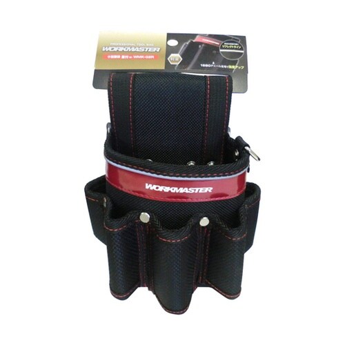 小型腰袋 差付 1段(赤) WMK−02