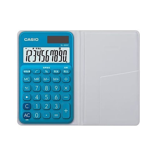 10桁 手帳型計算機(ビビットピンク)