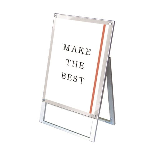 ポスター用スタンド看板 B2片面ホワイト