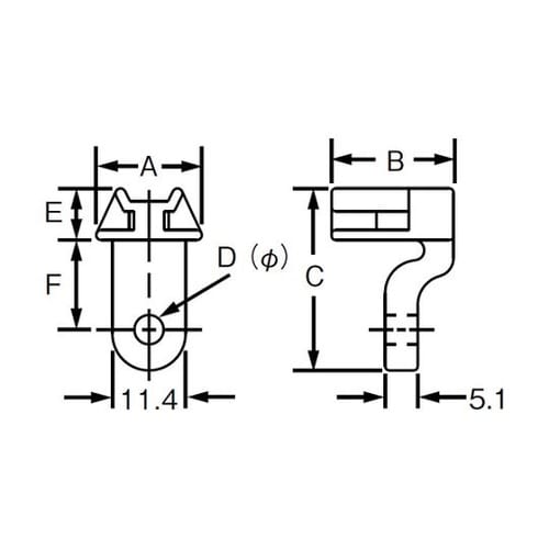 LHMSS5C L字型ホール固定具