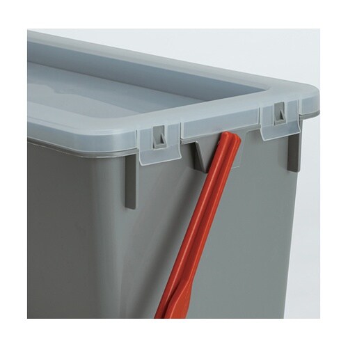 エアロカート用バケツ2 本体 灰/赤 1