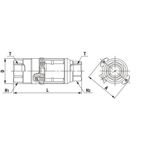 フローモニター(水用)真ちゅう FKM