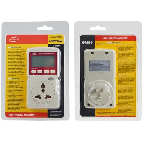 100ー260V対応 ワットチェッカー