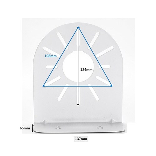 監視・ドームカメラ壁面マウントブラケット