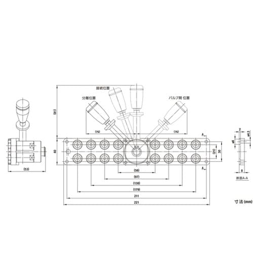 マルチカプラMAM型(ソケット)16ポー