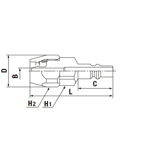 ミニカプラスーパー(プラグ)鋼鉄(クロム