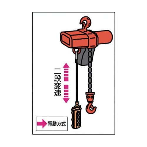 2速選択型電気チェーンブロック 定格荷重