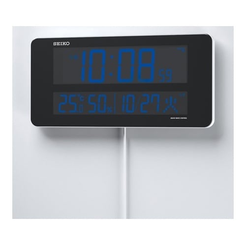 交流式電波デジタル時計 132×262×