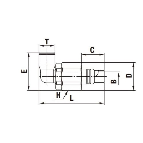 スーパーカプラ(プラグ)鋼鉄(クロムめっ