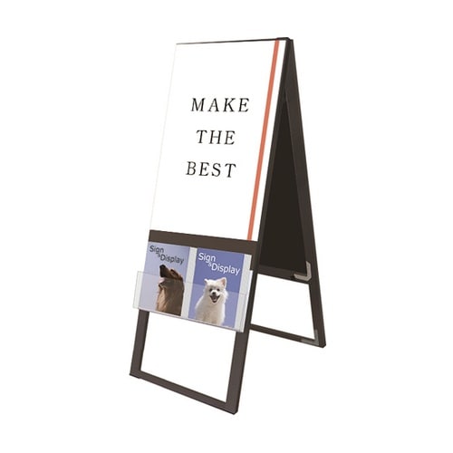 ブラックカタログケーススタンド看板 Uタ