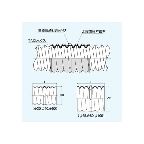 T−JNP30 直線接続材料 63mm