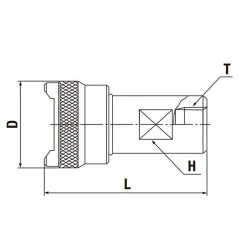 700Rカプラ(ソケット)特殊鋼(ニッケ