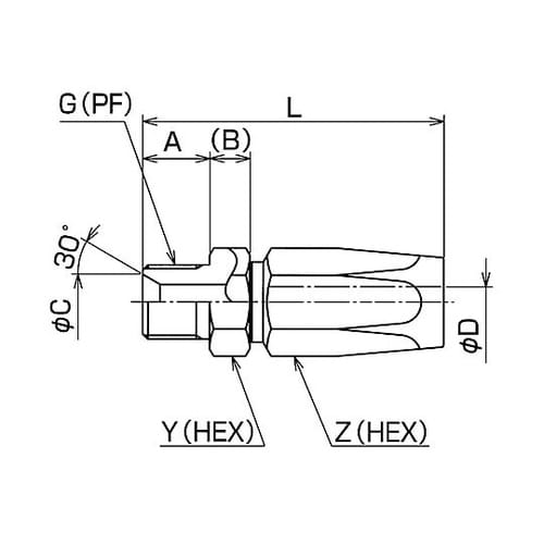 ラインメイト樹脂ホース用継手 リューザブ