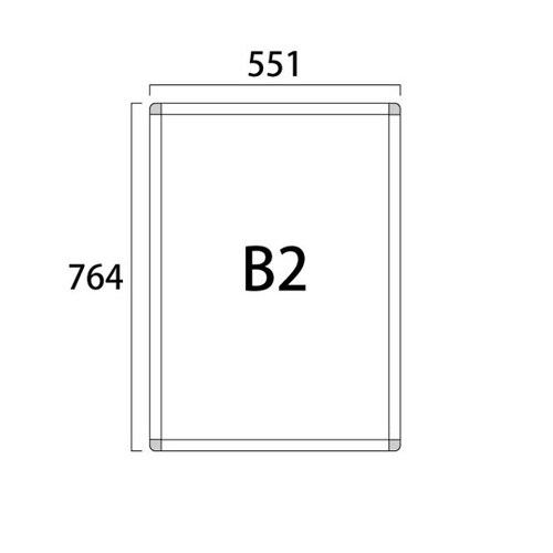 PAパネルスタンド 14M 片面 B2パ