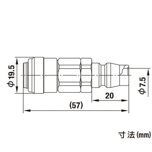 スーパーカプラ(ソケット)鋼鉄(クロムめ