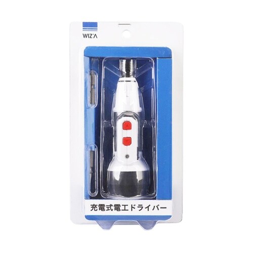 3.7V充電式電工ドライバ− ホワイト