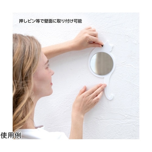 ネコ形壁掛けミラー Cat Mirror