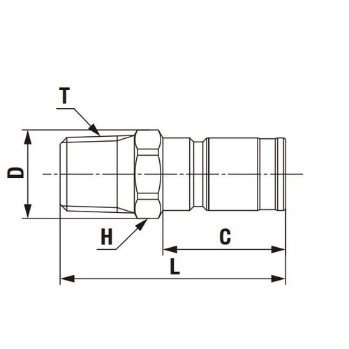 コンパクトゼロスピルカプラ(プラグ)ステ