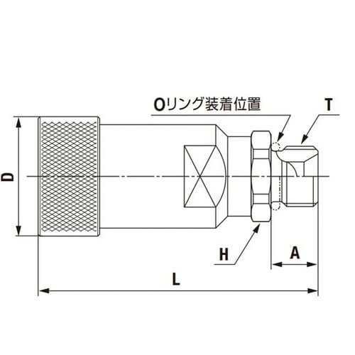 HSPカプラ(ソケット)特殊鋼(ニッケル