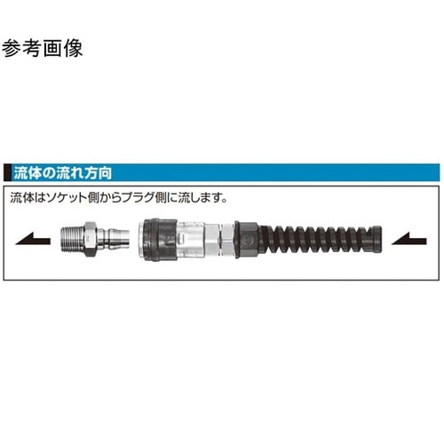 ロックカプラ200(ソケット)鋼鉄(クロ