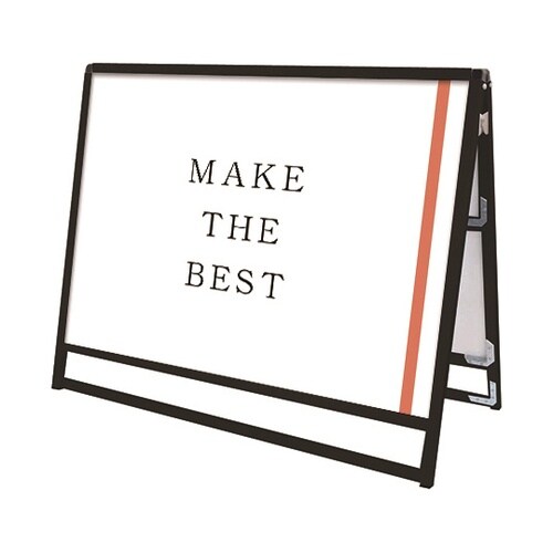 ブラックバリウススタンド看板 アクリル