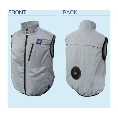 7.4V/胸スイッチ式 空調ベスト 裏チ