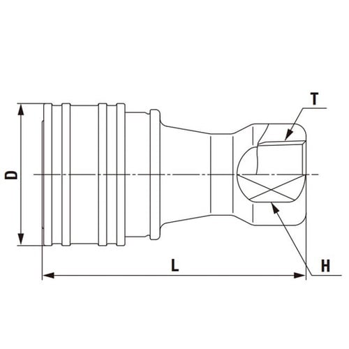 SP−Vカプラ(ソケット)ステンレス鋼